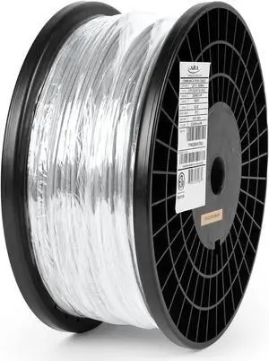 Elite Cat6 Stranded 28AWG (cm Rated) - Ultra Slim Ethernet, 1000ft, Unshielded Twisted Pair (UTP), Pure Stranded Copper, UL Listed, Ultra Flexible, Reel, White | Create Custom Patch Cables