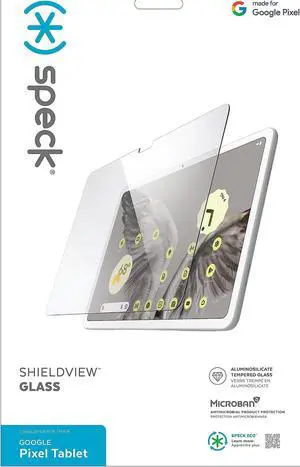 Speck ShieldView Glass Google Pixel Tablet Screen Protector, Clear