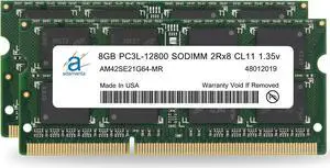 Adamanta 16GB (2x8GB) Apple Memory Upgrade DDR3L 1600MHz SODIMM Compatible for iMac (Mid 2011, Late 2012, Early/Late 2013, Late 2014, Mid 2015), MacBook Pro (Early/Late 2011, Mid 2012), Mac Mini RAM
