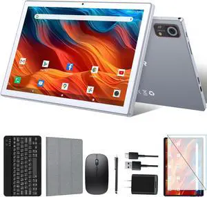 Android 14 Tablet 10.1 inch, 128GB Storage, 8GB(4+4) RAM, Octa-Core, 5G WiFi Tablet, 7000mAh Battery, BT 5.0, GPS, 13MP+8MP Camera, GMS Certified, 1TB Expandable, Tablet with Keyboard/Mouse/Case Kit Android 14 Tablet 10.1 inch, 128GB Storage, 8GB(4+4) RAM, Octa-Core, 5G WiFi Tablet, 7000mAh Battery, BT 5.0, GPS, 13MP+8MP Camera, GMS Certified, 1TB Expandable, Tablet with Keyboard/Mouse/Case Kit