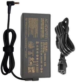 240W ADP-240EB B AC Charger for Asus Zephyrus S G14 G15 G16 S15 S17 M16 Zephyrus Duo 15 16 GX550 GX650RM ROG Strix G15 G16 G17 Scar 15 17 TUF Gaming F15 A15 F17 A17 ProArt Studiobook Pro Laptop