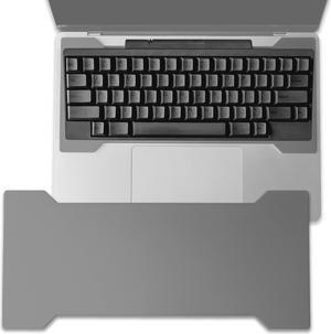 Aluminum Keyboard Bridge for Mechanical Keyboards + Laptops : Laptop Keyboard Cover For External Keyboards: Made for Apple MacBook Pro - Digital Nomad : Travel Accessory - Keyboard Riser - Meteor Gray