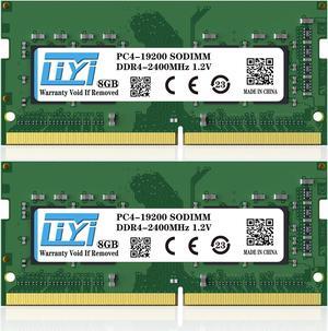 LIYI DDR4 16GB RAM (2x8GB) Kit DRAM 2400MHz PC4-19200 CL17 Unbuffered Non-ECC 1.2V Dual Channel 260Pin SODIMM for Intel and AMD Notebook Laptop RAM Computer Memory Upgrade modules
