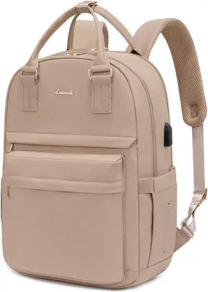 LOVEVOOK Laptop Backpack for Women 15.6 Inch Laptop Bag with USB Port, Fashion Waterproof Backpacks Teacher Nurse Stylish Travel Bags Vintage Daypacks for College Work