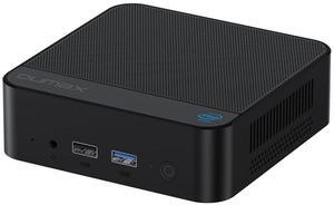 OUMAX Mini Desktops PC 13th N150 Generation Processor Up to 3.6GHz 4 C/4 T 16GB DDR4 500GB M.2 SSD 4TB Expandable Win-11Pro /Built-in Power Supply/WiFi/BT5.0/Dual HDMI 2.0 4K@60Hz/Dual LAN