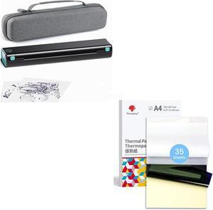 Phomemmo Wireless Tattoo Stenicl Printer with 1 Case & 35 Sheets A4 Size Tattoo Transfer Paper