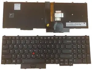 Laptop Replacement US Layout with Backlit Wiht Pointer Keyboard for Lenovo ThinkPad P50(20EN/20EQ) P70(20ER/20ES) P51 P71 P/N: 00PA288 SN20K85114 00PA247 0BH00HH SN20H35156 00PA329 00PA247