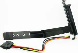 Sintech M.2 Nvme to PCI-e 16x Graphics Card Riser Adapter Card, M.2 M-Key to PCI-Express 16X Extension Cable 50cms