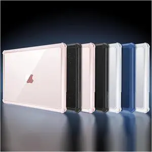 Soonjet for MacBook Air 13.6 inch Case M4 M3 M2 2025 2024-2022, Model A3240 A3113 A2681 [Glitter ShockBumper] [Military Drop Protection] Hard Shell Cover for MacBook Air 13 inch Case - Twinkle Pink