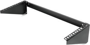 Tecmojo 4U Foldable Vertical Wall Mount Rack and Wall Mountable Patch Panel Bracket for 19" Rack Mount Network and Server Equipment