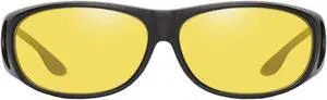 Tvindkirdod Macular Degeneration Glasses for Men/Women, for Macular Degeneration, Glaucoma, Cataracts and Retinitis Pigmentosa, glasses for macular degeneration, Yellow Lenses