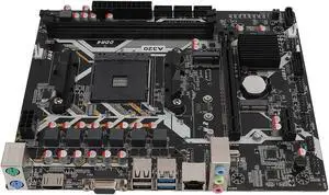 AM4 Motherboard, PCI E 16X Gen 3.0 Slot, M.2 Port ATX, for Gaming, with USB3.0, 6 Channel Sound Card, 32GBps Data Transfer
