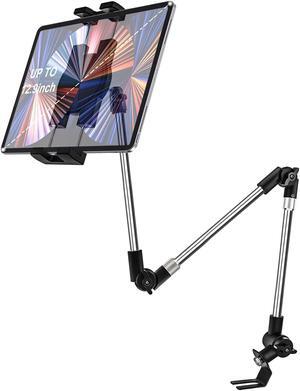 woleyi Car/Truck Seat Rail Tablet Mount, 35" Heavy Duty Car Floor Bolt Phone iPad Holder, Vehicle Front Seats Stand for iPad Pro 12.9 Air Mini, iPhone, Galaxy Tabs, More 4-13" Cell Phones and Tablets