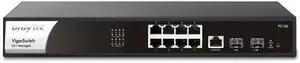 Draytek VigorSwitch P2100 8-Port Gigabit PoE Layer 2+ Managed Switch | 2 SFP Uplink Ports | Rack Mountable | Business Class