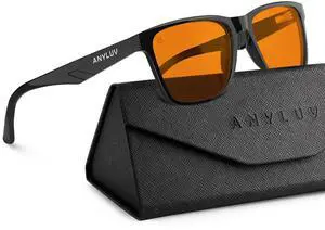 ANYLUV Blue Light Glasses for Men & Women, Stylish Blue Light Blocking Glasses, UV400 Protection & Anti Eyestrain Eyewear