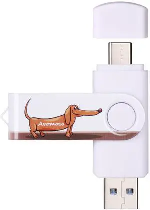 Avomoco 64GB Super High Speed Photo Backup Stick for Cell Phones with Type C/USB C Port,Compliant with iPhone15&Samsung, LG,Google,Hua Wei,Moto, one Plus.etc.
