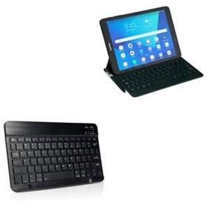 BoxWave Keyboard Compatible with Samsung Galaxy Book (12 in) - SlimKeys Bluetooth Keyboard, Portable Thin with Chiclet-Style Keys - Jet Black