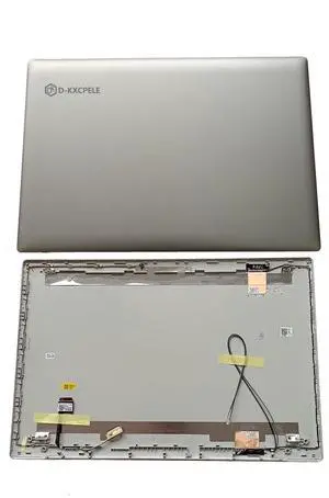D-KXCPELE Replacement Laptop LCD Cover Back Rear Top Lid for Lenovo ideapad 320 15 with Antenna and LCD Cable 5CB0N86313 5CB0N86327 (Silver)