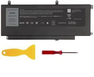 TREE.NB D2VF9 Battery Replacement for Dell Inspiron 15 7547 7548 0PXR51 PXR51 11.1V 45Wh