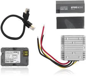PoE Injector Kit for Starlink Dish V2 Internet Kit Satellite, Satellite Disk Cable Adapter to RJ45, DC Boost Converter 12V to 48V