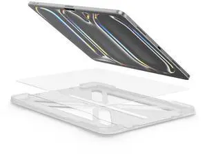 FLOLAB ONETIME NanoArmour Anti-Glare Screen Protector for iPad Pro 11 Inch M4 2024 Anti-Fingerprint Tempered Glass, TruColor, Matte, Easy Install, Bubble Free, Dust Free, Smooth as Butter, Durable