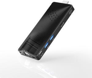HEIGAOLAPC Mini PC Stick, Fanless Mini Desktop Computer, Pentium N4200 4GB 64GB eMMC (1.1 GHz), Small PC, USB3.0 X 2 Gigabit Ethernet 4K 60Hz, WiFi BT 5.0 HDMI 2.0 for Business Industrial IOT Media