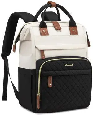 LOVEVOOK Laptop Backpack for Women, 15.6'' Waterproof Nurse Bag Teacher Work Backpack Purse for Women, Travel Computer Backpack for College Office Business Ladies