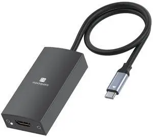 MAXSQUARE 4K60 HDMI to USB-C Capture Dongle with Scaler, Stream up to 4K60, HDMI 2.0, HDR, Ultra Low Latency, for Gaming Xbox, PS5, PC, USB3.1, No Driver Required, for OBS, TAA Compliant