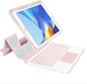 Keyboard Case for iPad Air 11-inch (M3 2025/M2 2024)& Air 4th/5th Gen (2022/2020) - Multi-Touch Trackpad - Detachable Bluetooth Keyboard Case with Pencil Holder for iPad Pro 11 inch (1st/2nd/3rd Gen)