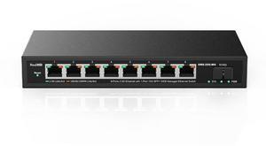 8 Port 2.5Gb Web Managed Ethernet Network Switch with 8 x 2.5 Gigabit | 1 x 10G SFP+ | Work with 10-100-1000Mbps Devices | 60G Bandwidth | Fanless Quiet Metal Internet Switch | NOT Support VPN