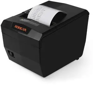 Rongta Thermal Receipt Printer, 80mm POS Printer, High-Speed 250mm/s Kitchen Printer, USB/LAN/Serial, Compatible with Windows/Linux Cups/MacOS/JavaPos/OPOS, Ideal for Retail & Small Businesses RP327