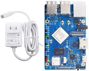 Orange Pi 4A 4GB LPDDR4/4X Allwinner T527 8 Core Single Board Computer, RISC-V Co-Processor 2 Tops NPU 1.8GHz Frequency Wi-Fi 5.0+BT 5.0,BLE Run Ubuntu, Debian, Android13 (Pi 4A 4GB+Supply)