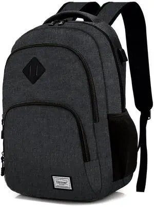 TANTOMI Travel Laptop Backpack, Carry On Backpack for Men Women Laptop Computer Work School Bag USB Port