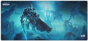 World of Warcraft Lich King Gaming Mousepad, Computer Mouse Mat, Flat Stitched Edge, Non-Slip Rubber Base, Gamers & Office Use, 35 x 16 - Officially Licensed