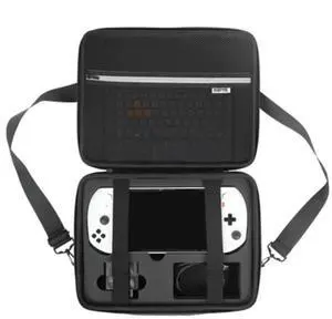 Voikoli Protective Eva Hard Shell Case Compatible with OnexPlayer 2 8.4 inch,Shockproof,Stylish and Durable (Black with Straps)