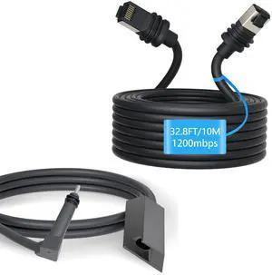 YBSGO Starlink Gen2 Ethernet Adapter and 32.8FT/10M Starlink Gen3 Cable