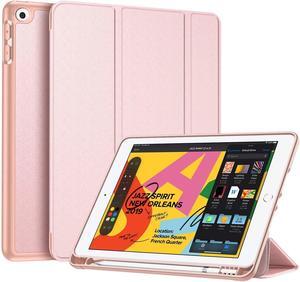 SaharaCase Folio Case for Apple iPad 10.2" (8th Gen 2020) and (9th Gen 2021) [Shockproof Bumper] Rugged Protection Anti-Slip Grip Slim Fit (Pink)