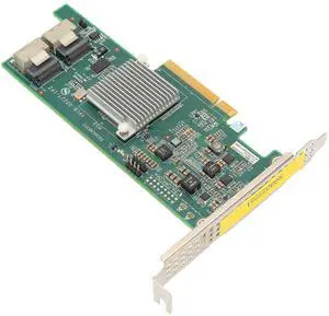 Zyyini 6G PCIe X8 Array Card with 2 SAS Mini Interface, SATA3 Bandwidth, Supports 16T Disk, Compatible with x8 x16 Slot, Computer, Storage Device