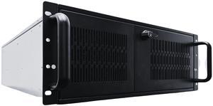 RackOwl 4U Server Chassis, Rackmount Server Case; 13x HDD Bays (10x3.5 & 3x5.25); E-ATX/CEB/EEB/ATX Motherboards; Fan: Front 2X 120mm, Mid 4X 80mm, Rear 2X 80mm; Front Lock, Size:16.8X 7.0X 25.0