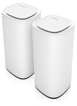 Linksys Velop Pro 7 WiFi Mesh System | Two Cognitive Mesh Tri-Band routers with Over 10 Gbps Speeds | Whole Home Coverage up to 6,000 sq. ft. | Connect 200+ Devices | 2 Pack MBE7002 | 2023 Release