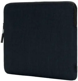 Incase Slim Sleeve with Woolenex for 13" MacBook/Laptop and iPad/Tablet - Padded Carry Case with Faux Fur Lining, Protective Cover, Vislon Zipper for Easy Access, Durable - Heather Navy