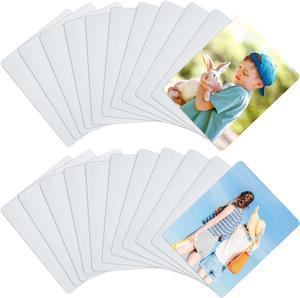 Airsnigi 100Pcs Sublimation Mouse Pads Blanks White Mouse Mat Bulk for Sublimation Transfer Heat Press Printing DIY Crafts Mousepad for Custom with Non Slip Bottom,22 x 18 x 0.2 cm