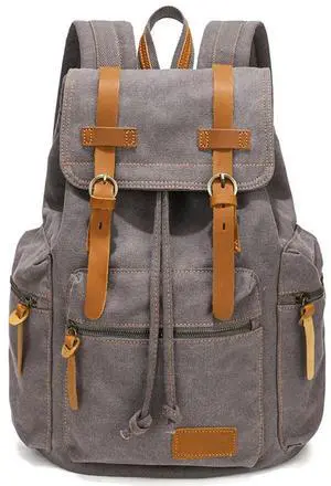 Berchirly Canvas Travel Hiking Bags Backpack Bookbag Casual Daypacks Daypack Sack