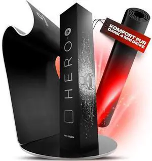 BEASTCOM Hero X2000 Gaming Mouse Pad, Black Edition - XL Mousepad 36"x 12" Large Mouse Pad - Thick Cloth Desk Mat for Keyboard and Mouse - Non Stitched Edges & Anti Sweat Design