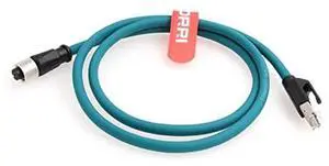 DRRI 8-pin M12 A-Code to RJ45 Gigabit Ethernet Interface Cat6a Cable for Industrial Camera (3M)