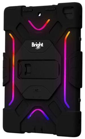 BrightCase Astra Gen 1 - LED Illuminated - Full Body Protective Case - iPad 9th/8th/7th Generation Case (2021/2020/2019) 10.2" - Shockproof Rugged Cover with Built-in Stand - LED Lights On/Off Switch