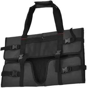 POCREATION 24 Inch Computer Monitor Carrying Case, Portable Monitor Case with Padded Velvet Lining, Front Storage Pocket, Easy To Carry
