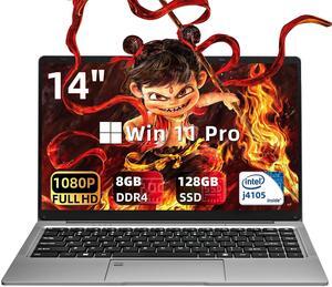 Rumtuk 14" Gray Laptop-Win 11 Pro/Office 2019, FHD IPS, 6G RAM, Celeron J4105,Ultra-Thin, Light,Support 180deg Opening, Fingerprint,USB3.0, HDMI, Perfect for Travel,Work,Study and Play (GB, 128) Rumtuk 14" Gray Laptop-Win 11 Pro/Office 2019, FHD IPS, 6G RAM, Celeron J4105,Ultra-Thin, Light,Support 180deg Opening, Fingerprint,USB3.0, HDMI, Perfect for Travel,Work,Study and Play (GB, 128)