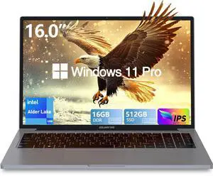Gaming Laptop,Laptop Computer,16GB DDR4 512GB SSD,16 Inch,Windows 11Pro With Full Metal Housing,N100CUP(UP to 3.4Ghz),BT5.0,5G WiFi,3XUSB3.2,Supports Type C Charging,Webcam,5000Mah Battery,Gray Gaming Laptop,Laptop Computer,16GB DDR4 512GB SSD,16 Inch,Windows 11Pro With Full Metal Housing,N100CUP(UP to 3.4Ghz),BT5.0,5G WiFi,3XUSB3.2,Supports Type C Charging,Webcam,5000Mah Battery,Gray