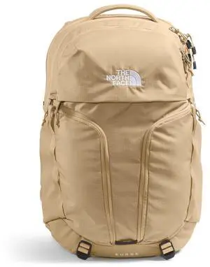 THE NORTH FACE Women's Surge Commuter Laptop Backpack - PFAS Free, Khaki Stone, One Size